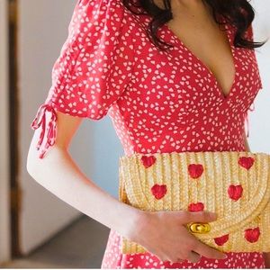 Red and White Heart Dress NWOT